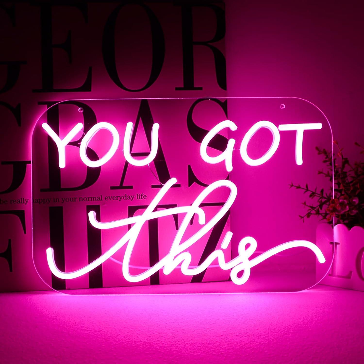Home Gym Neon Sign - Tu y arriveras ! Enseigne néon