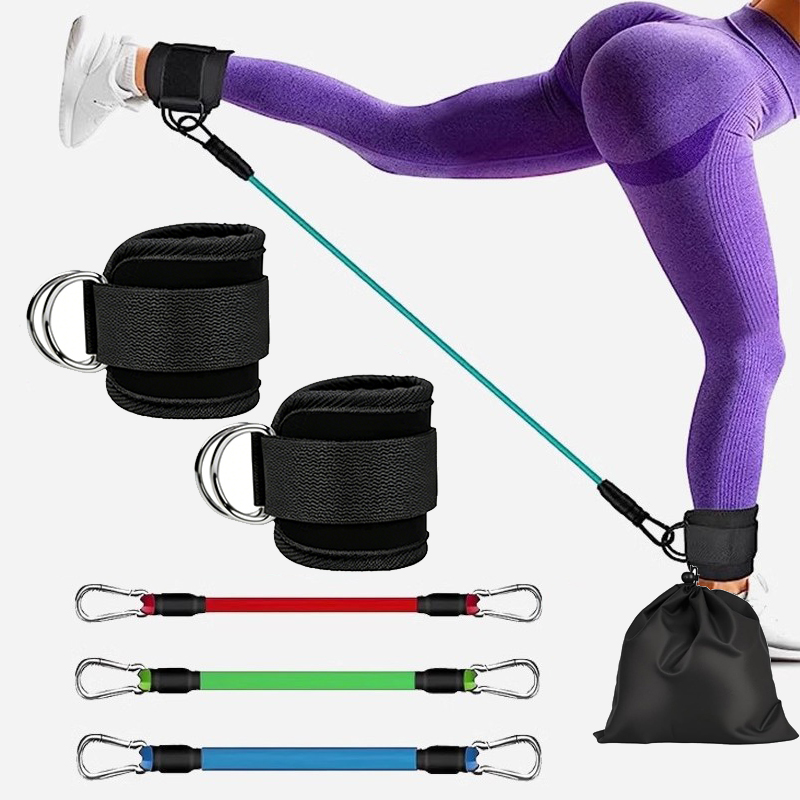 Home Gym Equipment Set - Machine à câbles avec sangle de