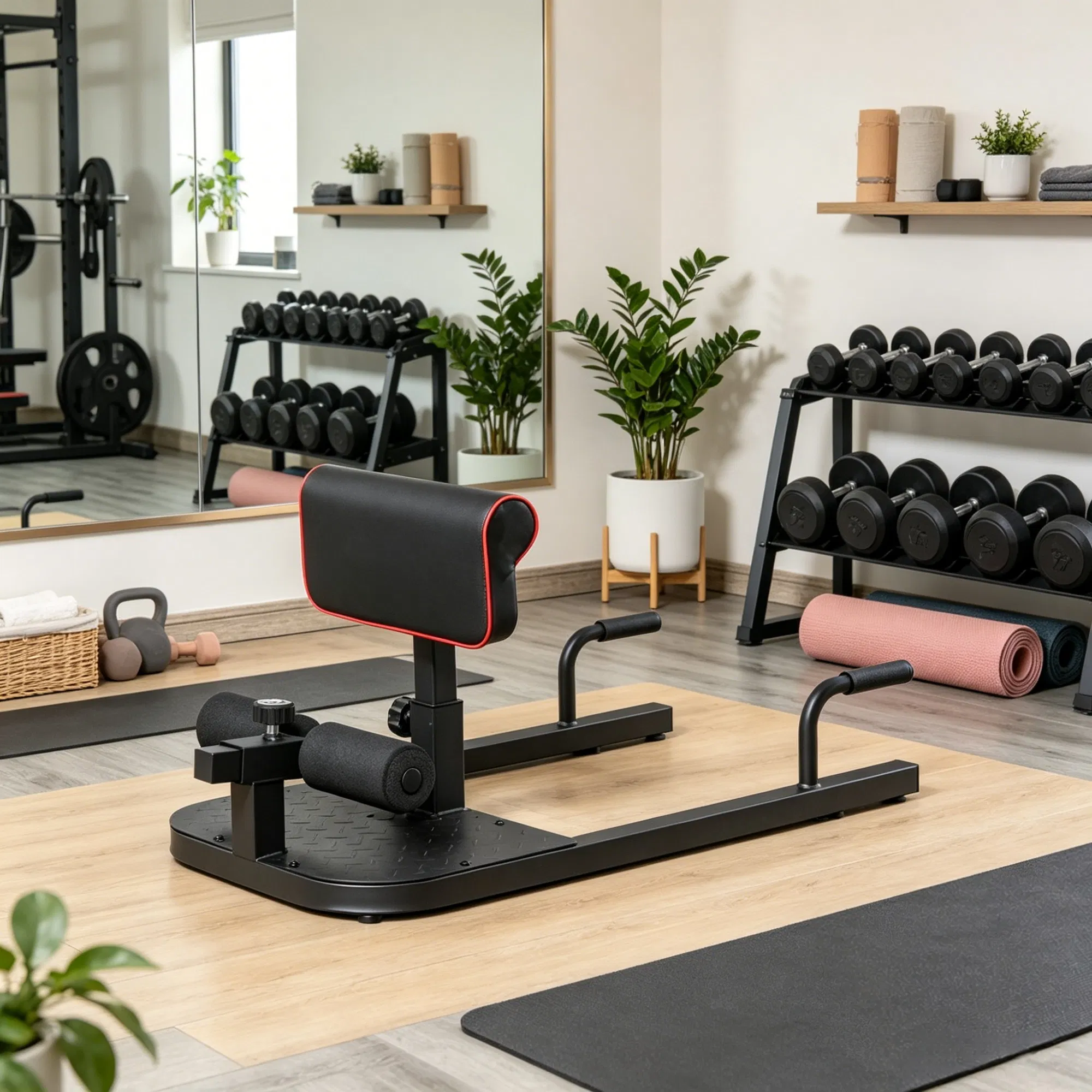 All In One Gym Home Equipment - Machine de musculation 3-en-1 noire avec