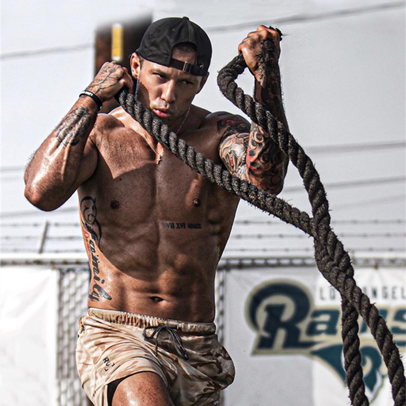 Battle Rope Heavy - 9/12/15M * 25MM Fitness Polyester saut
